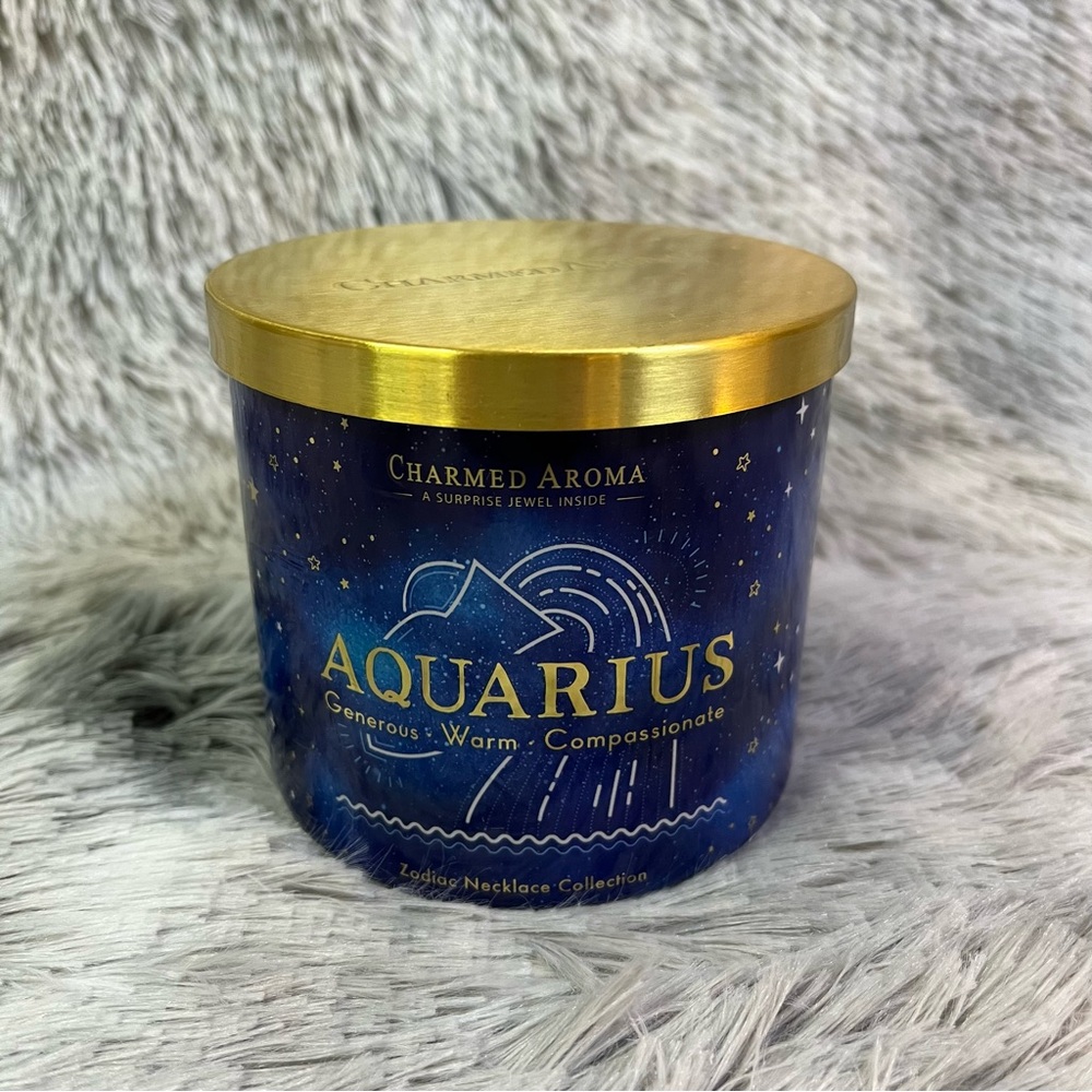 Charmed Aroma Aquarius Necklace Candle